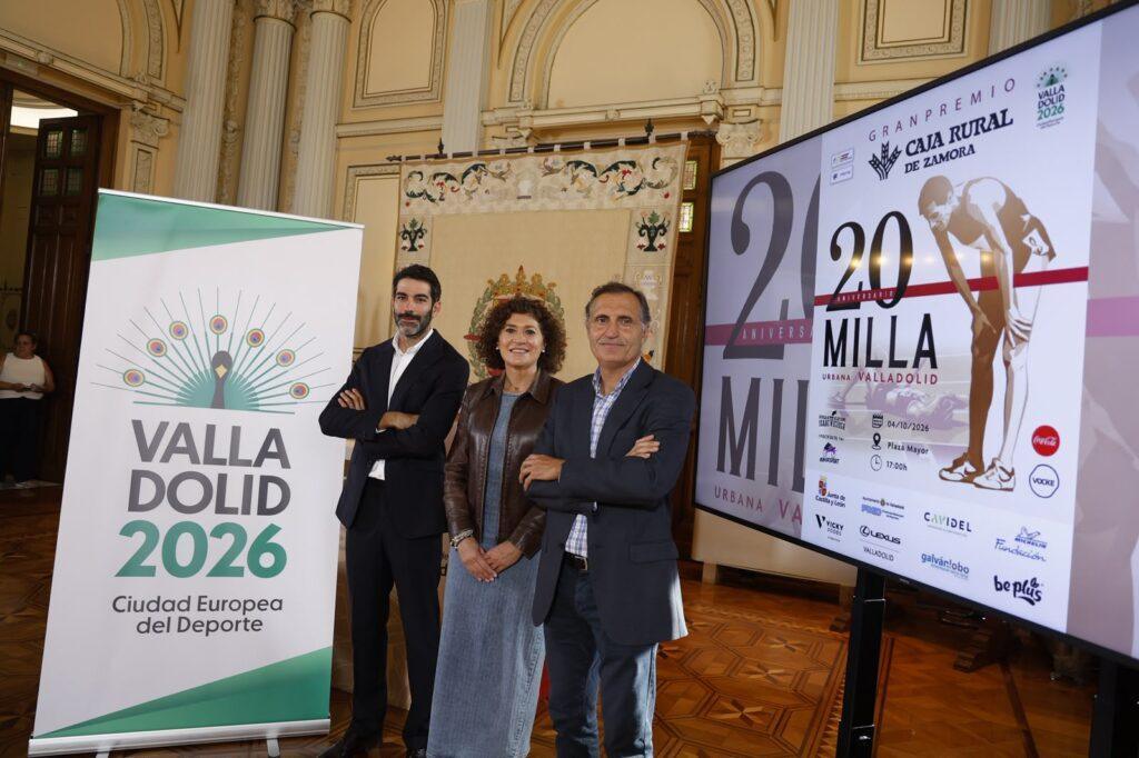 La Milla Urbana de Valladolid celebra su 20ª edición en la Plaza Mayor con la participación de Mohamed Attaoui