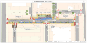 La reurbanización de la calle Vives en el barrio Cuatro de Marzo comenzará a finales de octubre con una inversión de 293.000 euros.