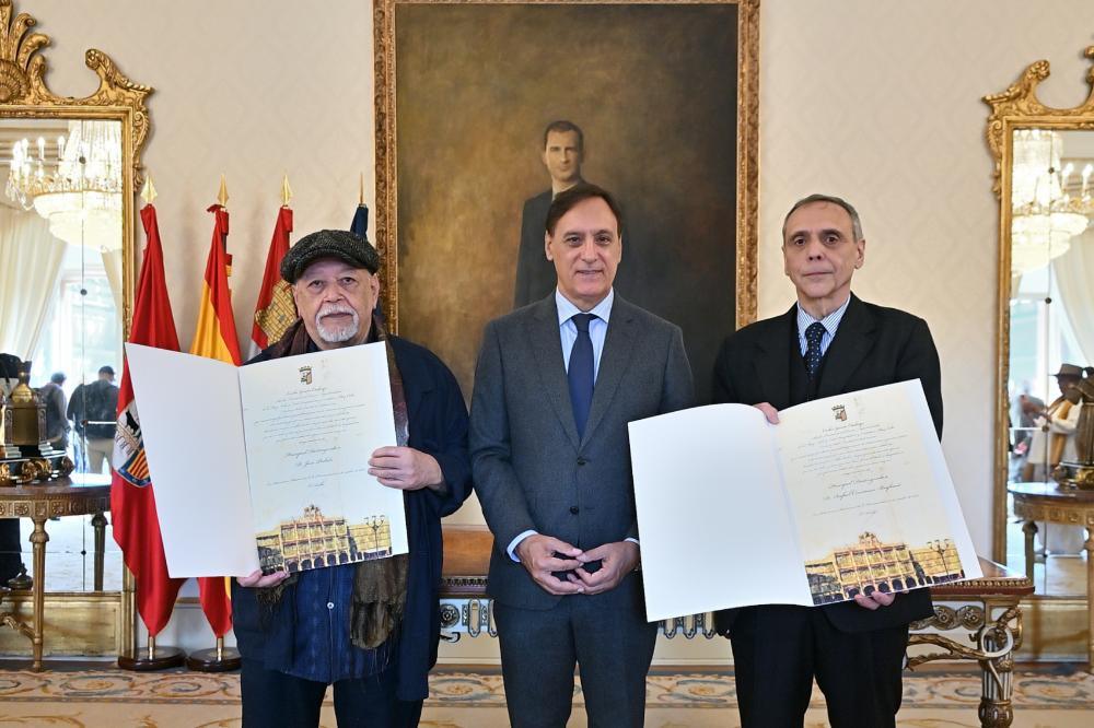 García Carbayo reconoce a Rafael Courtoisie y José Pulido como huéspedes distinguidos en el XXIX Encuentro de Poetas Iberoamericanos