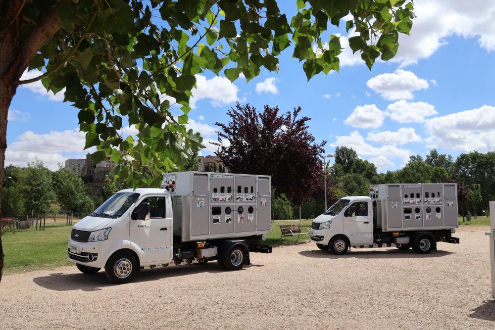 El Ayuntamiento de Salamanca lanza cuatro nuevos puntos limpios móviles para mejorar el reciclaje de residuos