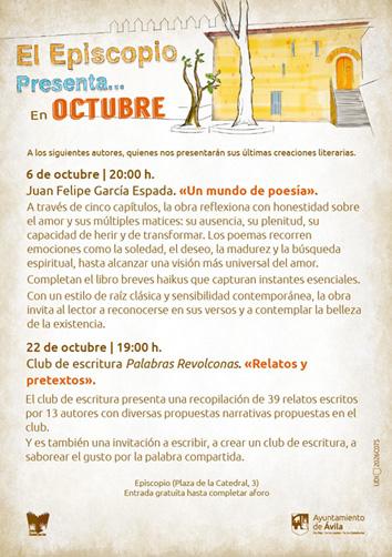El Episcopio presenta su programación para octubre