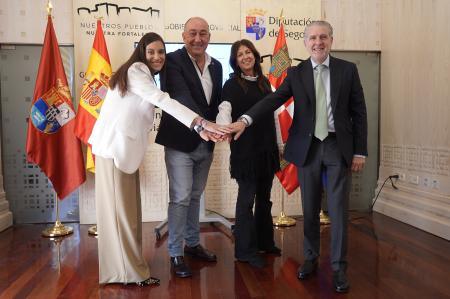 La Diputación de Segovia certifica su colaboración con la Federación Empresarial Segoviana y la Cámara de Comercio para impulsar el CTC del sector cárnico