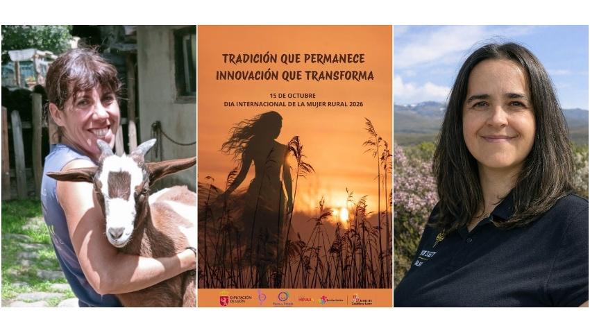 Aránzazu Santiago y Raquel Dávila, protagonistas de los Premios Diputación de León a la Mujer Rural